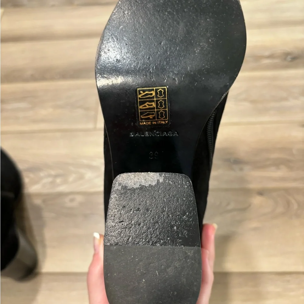 Balenciaga questions leave